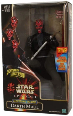 Hasbro Star Wars Electronic Talking Darth Maul 12in Action Figure