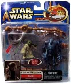 Hasbro Star Wars AOTC Yoda With Force Powers Action Action Figure