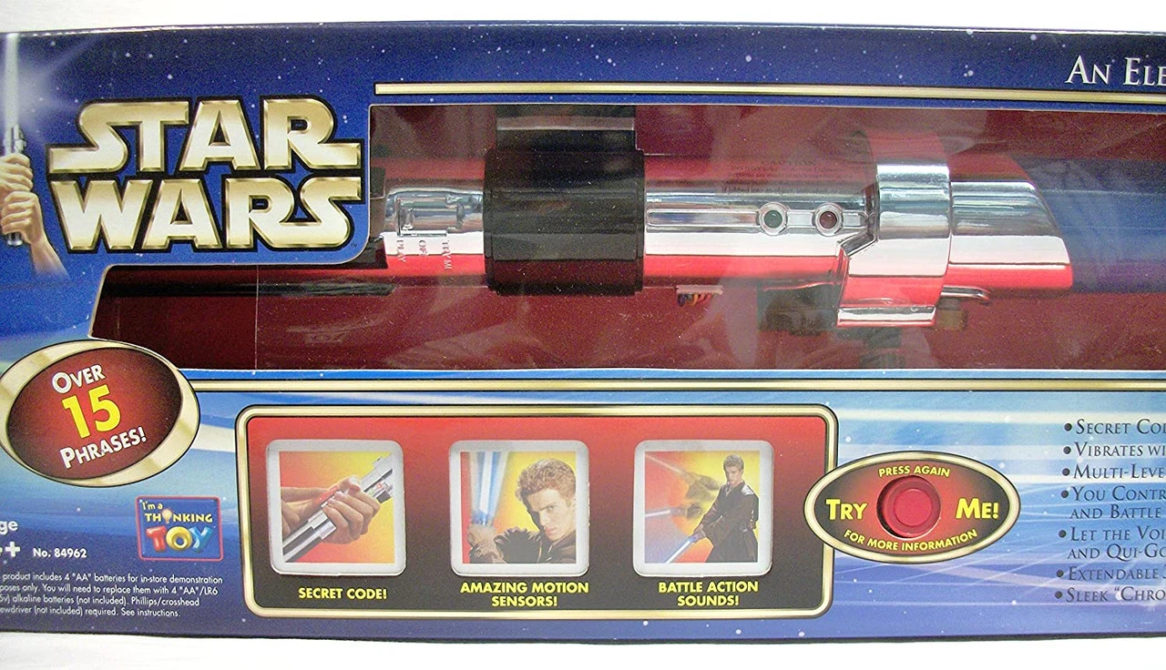 Hasbro Star Wars Anakin Skywalker Interactive Jedi Training Lightsaber 8 Hasbro Star Wars Anakin Skywalker Interactive Jedi Training Lightsaber - Image 6