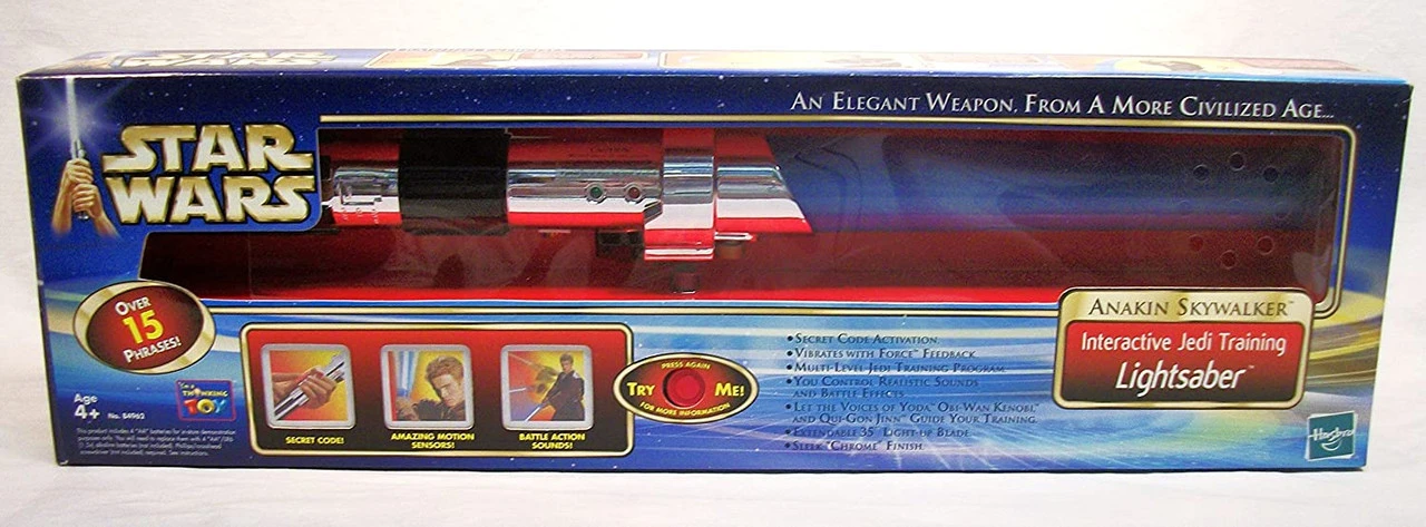 Hasbro Star Wars Anakin Skywalker Interactive Jedi Training Lightsaber 3 Hasbro Star Wars Anakin Skywalker Interactive Jedi Training Lightsaber