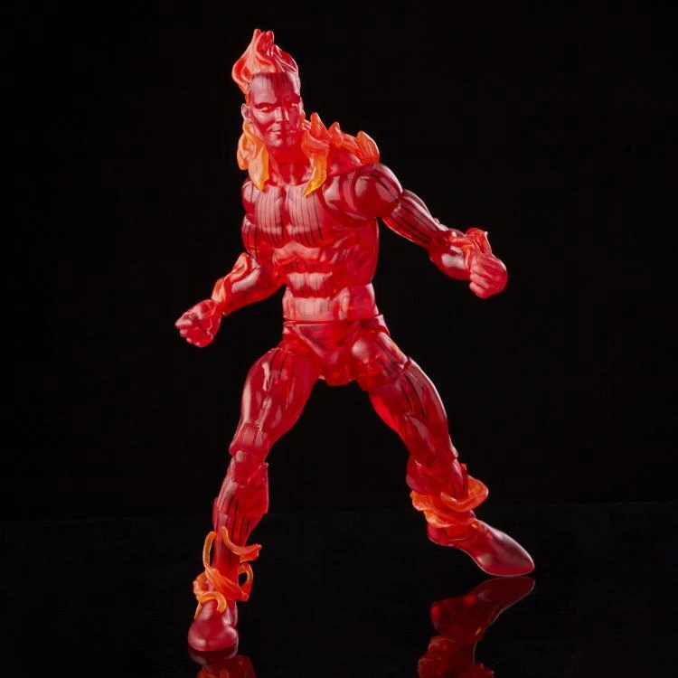 Hasbro Marvel Legends Vintage Retro Collection Fantastic Four Wave Human Torch Action Figure 4 Hasbro Marvel Legends Vintage Retro Collection Fantastic Four Wave Human Torch Action Figure - Image 2