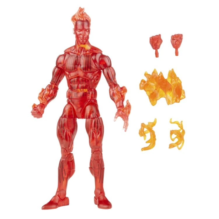 Hasbro Marvel Legends Vintage Retro Collection Fantastic Four Wave Human Torch Action Figure 3 Hasbro Marvel Legends Vintage Retro Collection Fantastic Four Wave Human Torch Action Figure