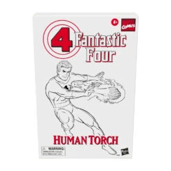 Hasbro Marvel Legends Vintage Retro Series Fantastic Four 4 Human Torch Action Figure -Hasbro 5010993918393