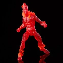 Hasbro Marvel Legends Vintage Retro Series Fantastic Four 4 Human Torch Action Figure -Hasbro 5010993918393c