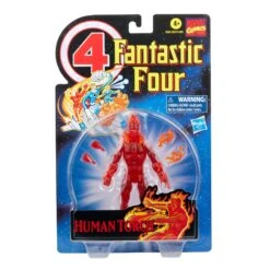 Hasbro Marvel Legends Vintage Retro Series Fantastic Four 4 Human Torch Action Figure -Hasbro 5010993918393e