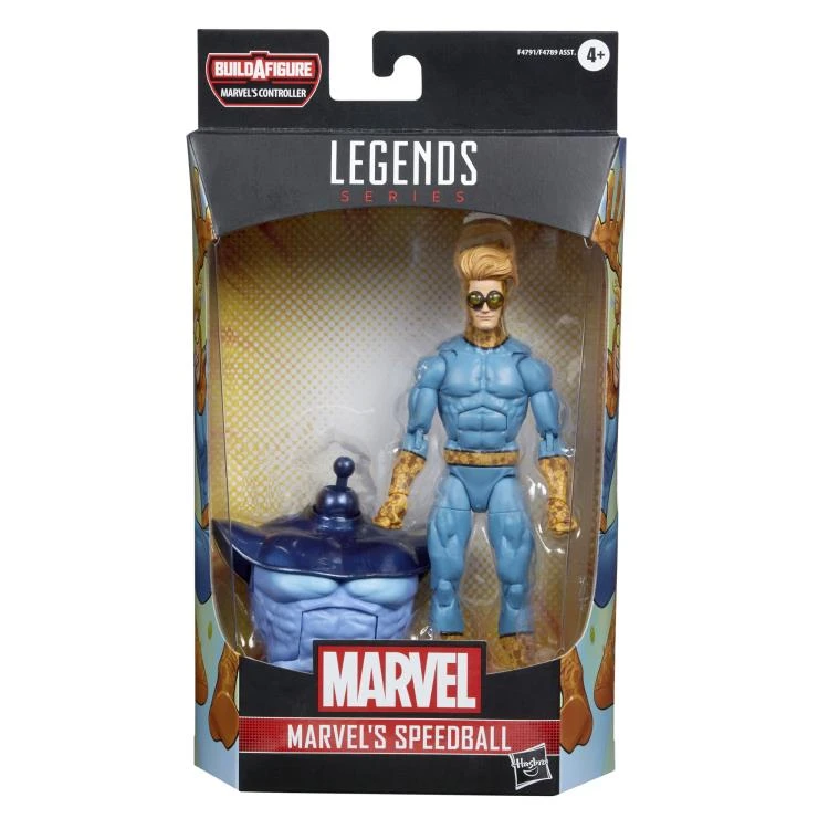 Hasbro Marvel Legends Classic Iron Man Wave Marvel's Speedball (BAF Marvel's Controller) Action Figure 8 Hasbro Marvel Legends Classic Iron Man Wave Marvel's Speedball (BAF Marvel's Controller) Action Figure - Image 6