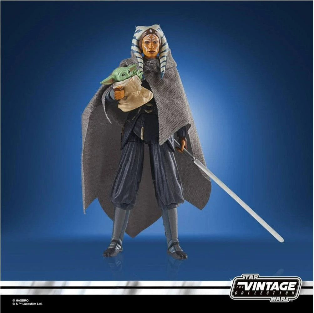 Hasbro Star Wars Vintage Collection Ahsoka Tano & Grogu 3.75" Action Figure 3 Hasbro Star Wars Vintage Collection Ahsoka Tano & Grogu 3.75" Action Figure