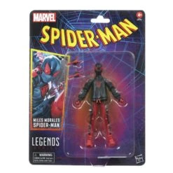 Hasbro Marvel Legends Vintage Retro Series Spider-Man (Miles Morales) Action Figure -Hasbro 5010994181246z