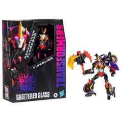 Hasbro Transformers Generations Shattered Glass Deluxe Flamewar Action Figure -Hasbro 5010994183110c