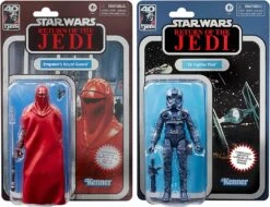 Hasbro Star Wars Black Series Vintage Collection Emperor's Royal Guard And TIE Fighter Pilot Carbonized F7011 3.75" 2-Pack Action Figure -Hasbro 5010996108500