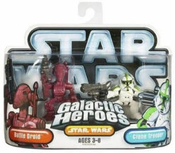 Hasbro Star Wars Galactic Heroes Battle Droidand Clone Trooper