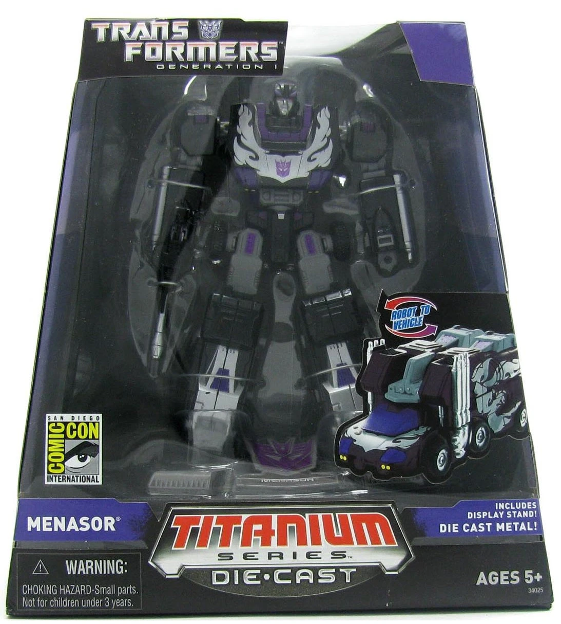 Hasbro Transformers Titanium Generation 1 Menasor - SDCC 2007 Exclusive 3 Hasbro Transformers Titanium Generation 1 Menasor - SDCC 2007 Exclusive