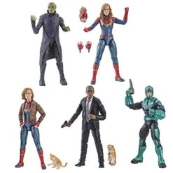 Hasbro Marvel Legends Captain Marvel Wave 1 Set Of 7 (Kree Sentry BAF) Action Figures -Hasbro BAFKREE
