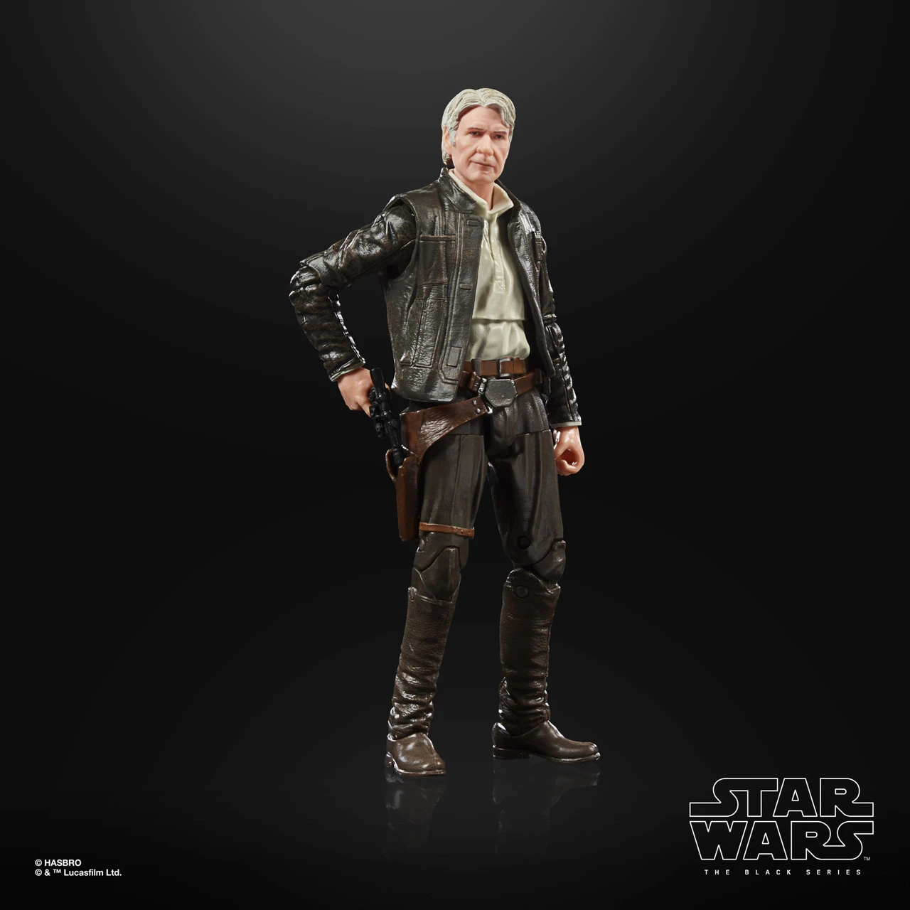 Hasbro Star WarsBlack Series Archives Han Solo Force Awakens 6" Action Figure 5 Hasbro Star WarsBlack Series Archives Han Solo Force Awakens 6" Action Figure - Image 3