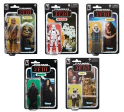 Hasbro Star Wars The Black Series ROTJ Case Of All Five 6" Action Figures