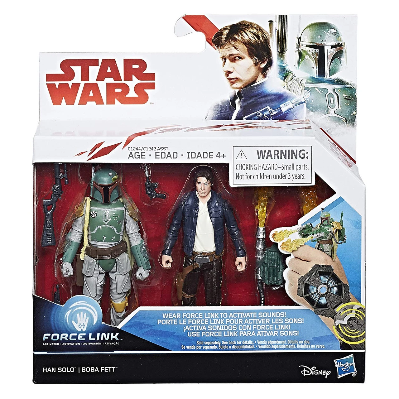 Hasbro Star Wars Han Solo And Boba Fett Action Figure Set 3 Hasbro Star Wars Han Solo And Boba Fett Action Figure Set