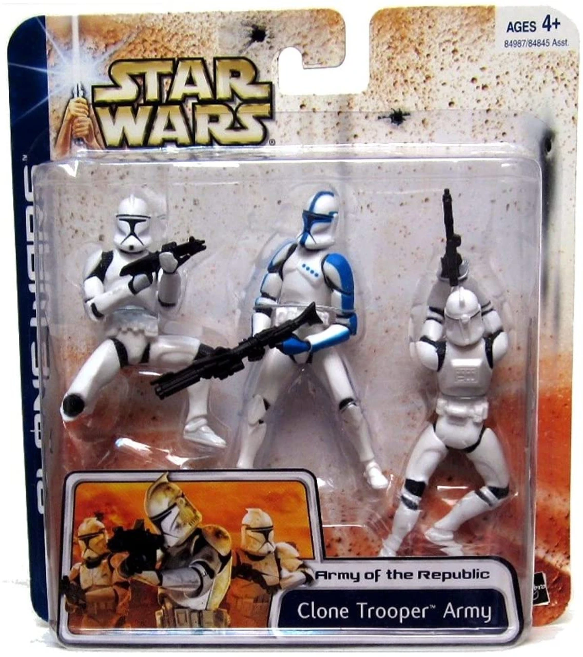Hasbro Star Wars Clone Wars Clone Trooper Army (Blue) 3 Hasbro Star Wars Clone Wars Clone Trooper Army (Blue)
