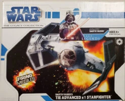 Hasbro Star Wars Legacy Collection Darth Vader's TIE Fighter With Action Figure (open Package)