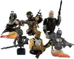 Hasbro Gentle Giant Star Wars Bounty Hunters Bust-Ups Micro-Bust Model Kits Case Of 12